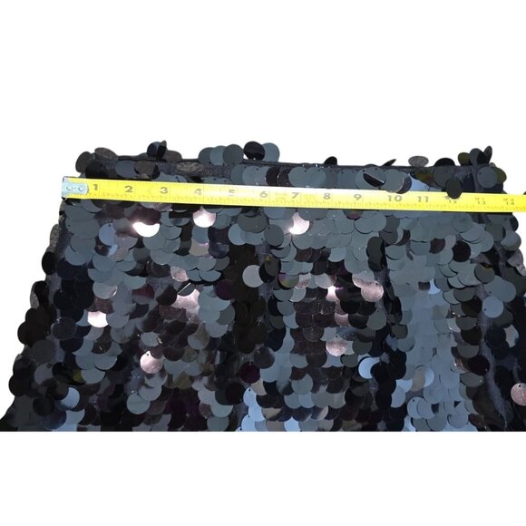 Vero Moda Black Sequin Mini Skirt Size xs - Picture 8 of 11